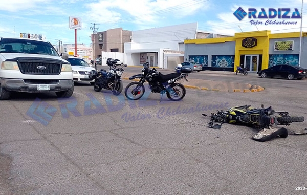 Motociclista Se Lesiona En Choque